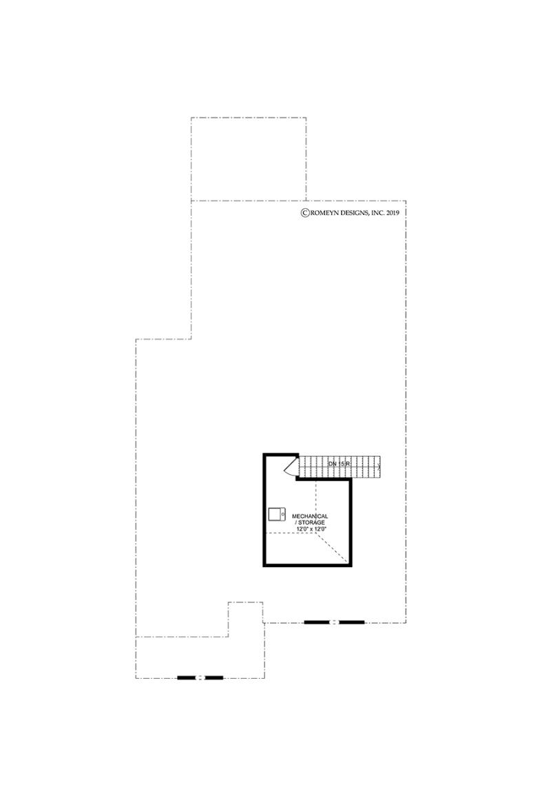 Attic of the available Hadley homeplan at Echols Farm in Hiram GA